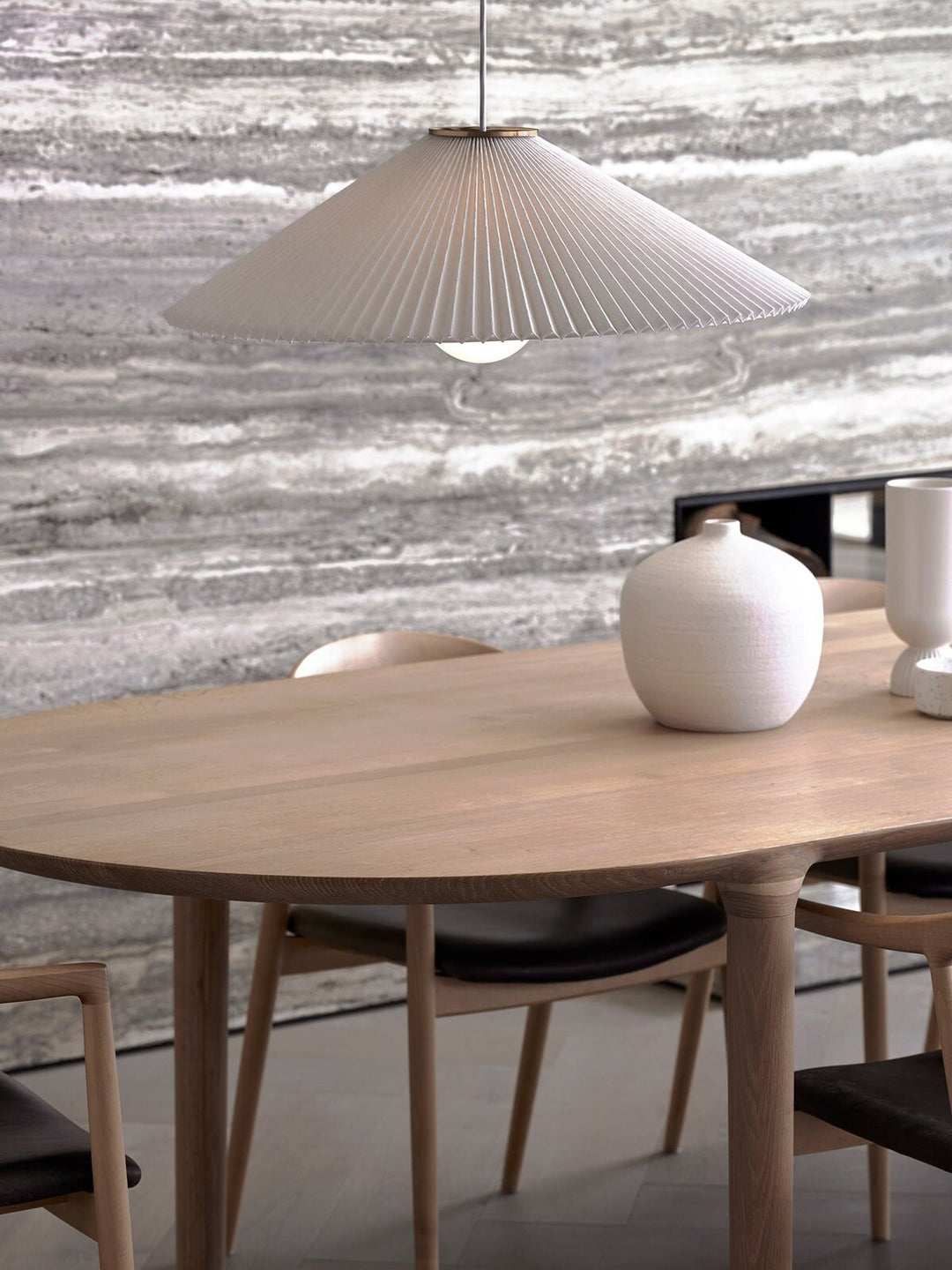 Beacon Lighting Amore Large 1-Light Pendant Light Aged Brass with Pleated White Linen Shade Modern Ceiling Pendant