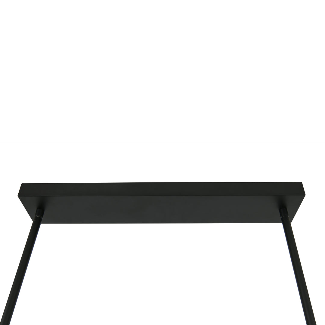 Beacon Lighting Luella Alabaster Linear Pendant Light Black LED Kitchen Island Pendant