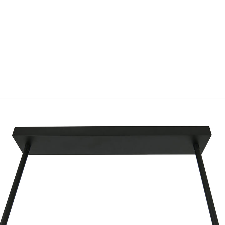 Beacon Lighting Luella Alabaster Linear Pendant Light Black LED Kitchen Island Pendant
