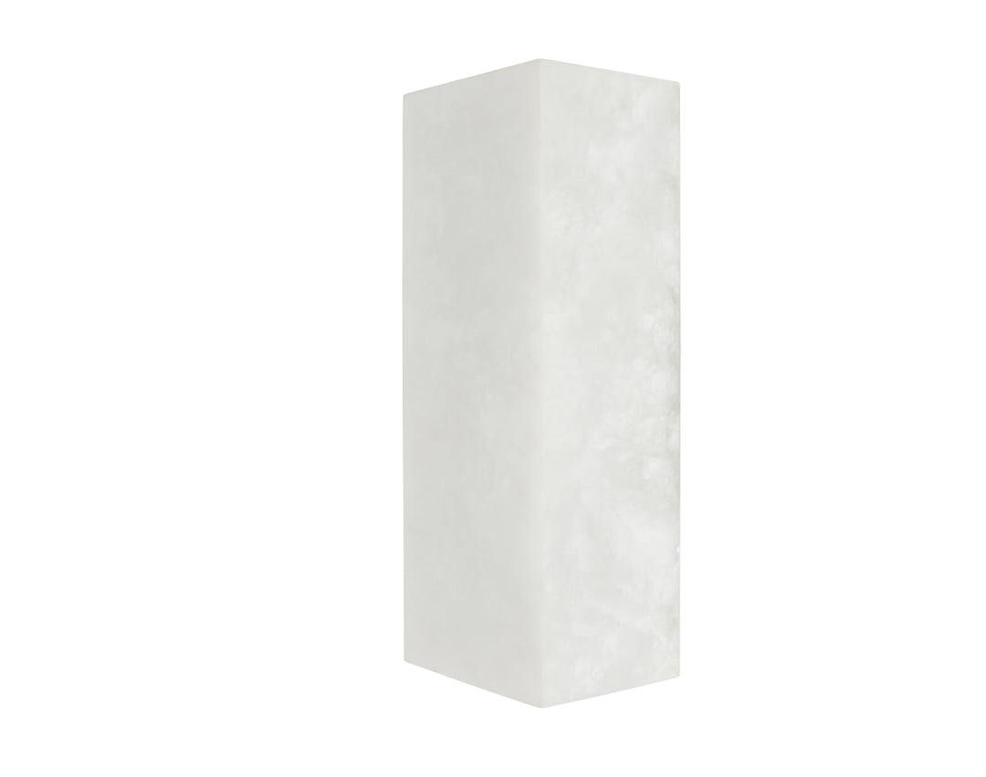 Beacon Lighting Times Alabaster LED Wall Sconce IP44 Bathroom Wall Light, Wet Rated