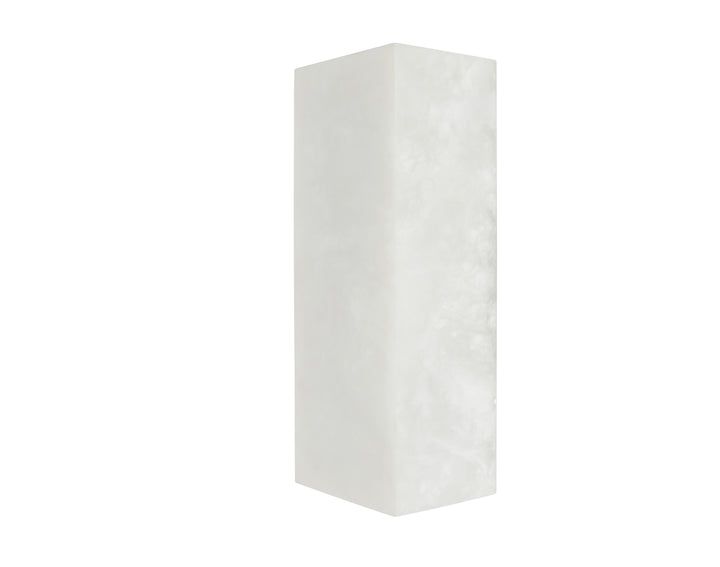 Beacon Lighting Times Alabaster LED Wall Sconce IP44 Bathroom Wall Light, Wet Rated