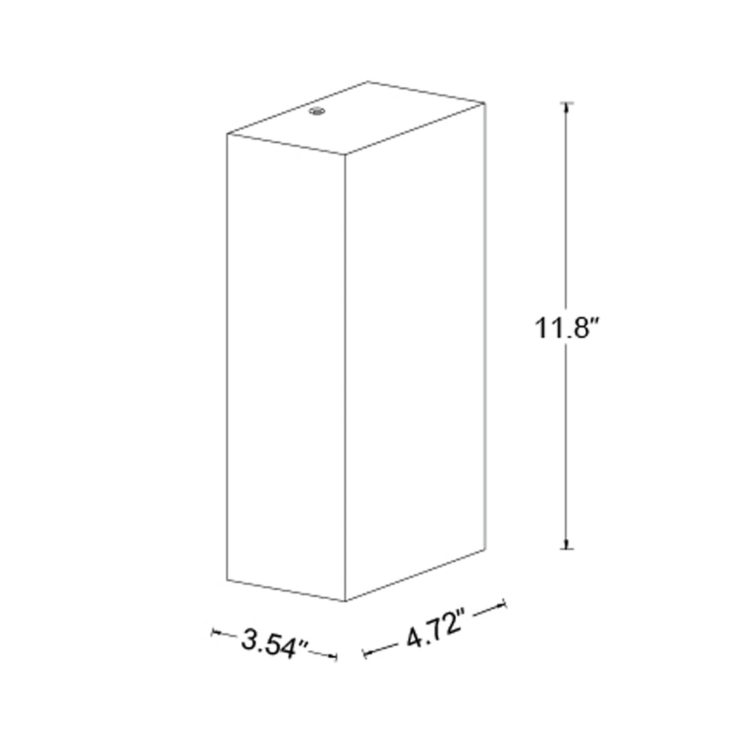Beacon Lighting Times Alabaster LED Wall Sconce IP44 Bathroom Wall Light, Wet Rated