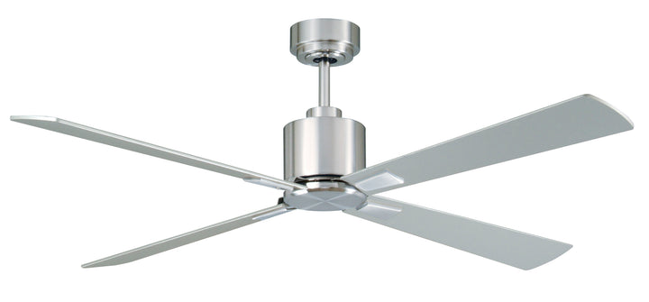 Lucci Air Climate 52" DC Ceiling Fan with Remote Control, Modern Brushed Chrome Ceiling Fan, Quiet High Airflow Fan