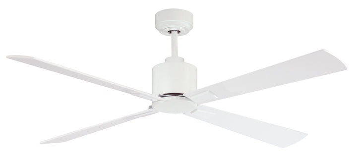 Lucci Air Climate 52" DC Ceiling Fan with Remote Control, Modern White Ceiling Fan, Quiet High Airflow Fan