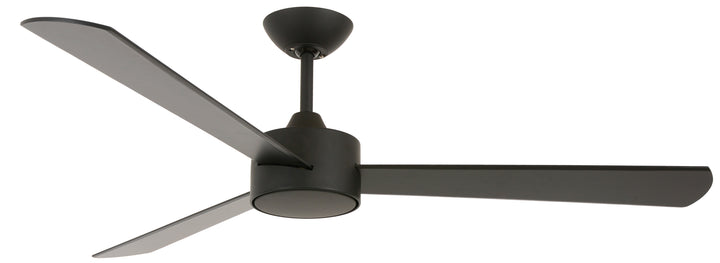Lucci Air Climate III 52" DC Ceiling Fan with Remote Control, Modern Black Ceiling Fan with Reversible Blades