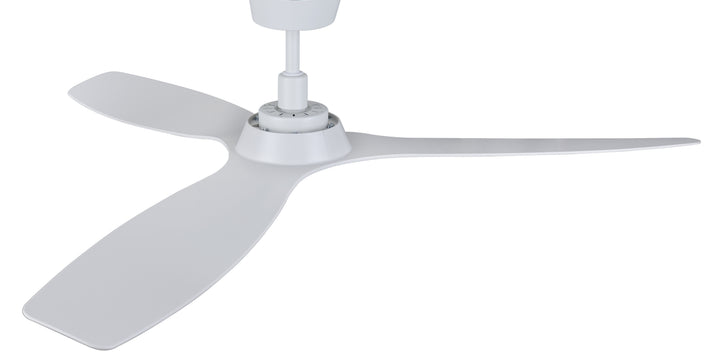Lucci Air Moto 52" Outdoor DC Indoor/Outdoor Ceiling Fan with Remote Control, Modern White Ceiling Fan, Damp Rated, Energy Efficient