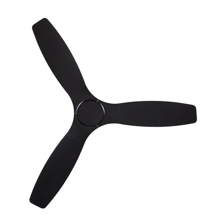Lucci Air Moto 52" Outdoor DC Indoor/Outdoor Ceiling Fan with Remote Control, Modern Black Ceiling Fan, Damp Rated, Energy Efficient