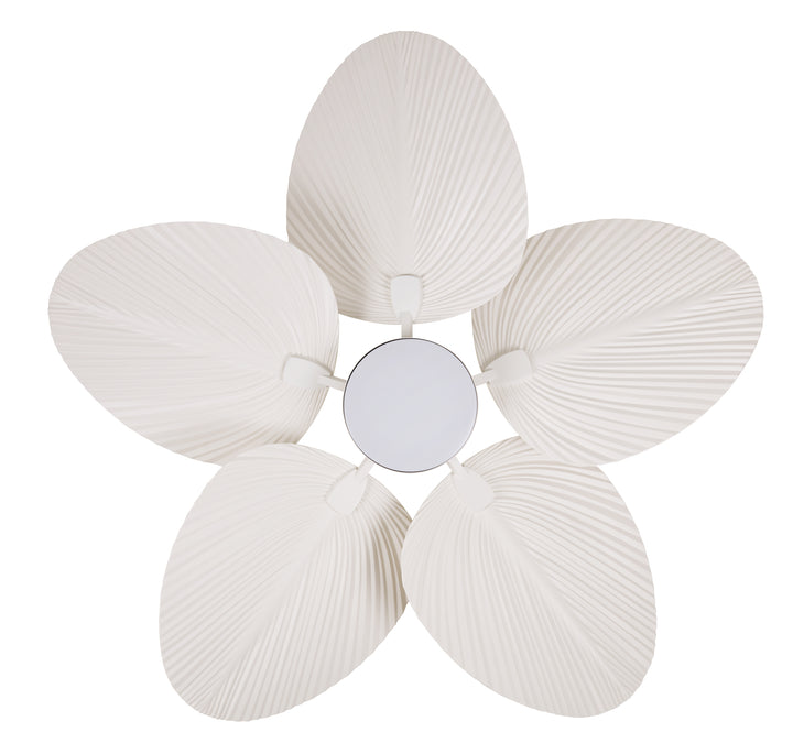 Lucci Air Bali 52" Outdoor Indoor/Outdoor Ceiling Fan with Light and Remote, Modern Tropical Ceiling Fan with Lights, Damp Rated, Energy Efficient DC Motor