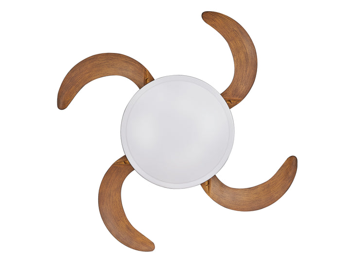 Fanaway Evo2 48" Retractable Blade Ceiling Fan with Light and Remote, Modern Fandelier Ceiling Fan, Patented Design Technology, Stronger Thicker Blades, Oil Rubbed Bronze