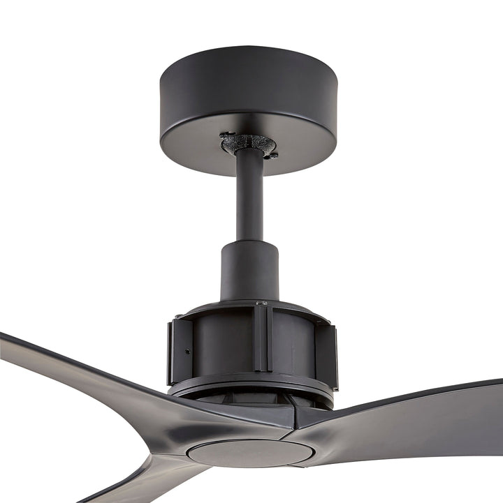 Lucci Air Viceroy 52" DC Ceiling Fan with Remote, Black Quiet High Airflow Ceiling Fan