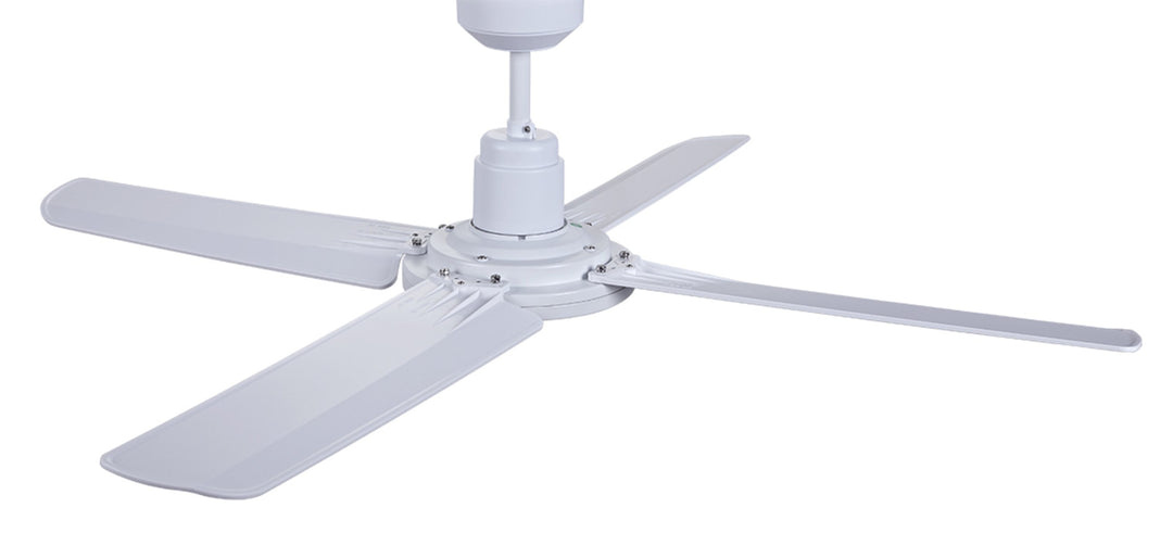 Lucci Air Nautilus 52" Wet Rated Outdoor Ceiling Fan with Remote Control, Modern White Patio Ceiling Fan
