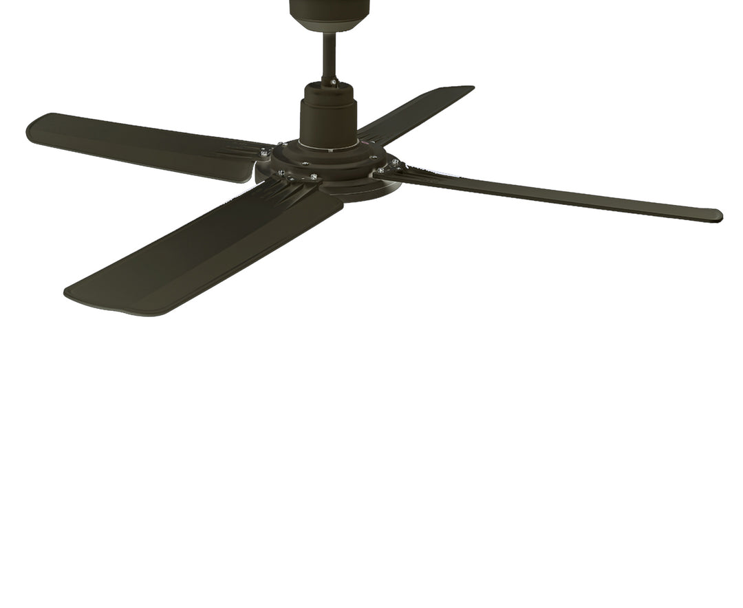 Lucci Air Nautilus 52" Wet Rated Outdoor Ceiling Fan with Remote Control, Modern Black Patio Ceiling Fan