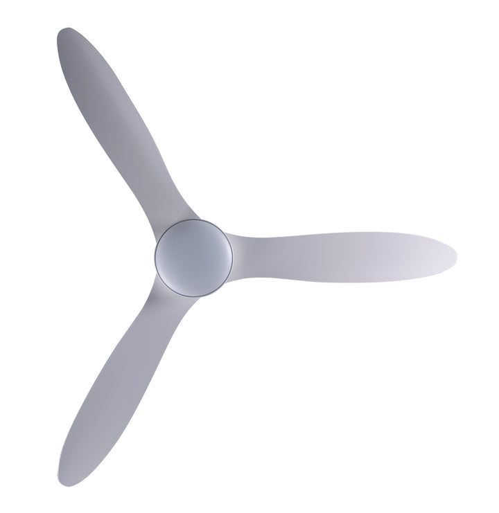 Lucci Air Whitehaven 56" Smart WiFi Indoor/Outdoor DC Ceiling Fan with LED Light and Remote, Damp Rated, White Ceiling Fan
