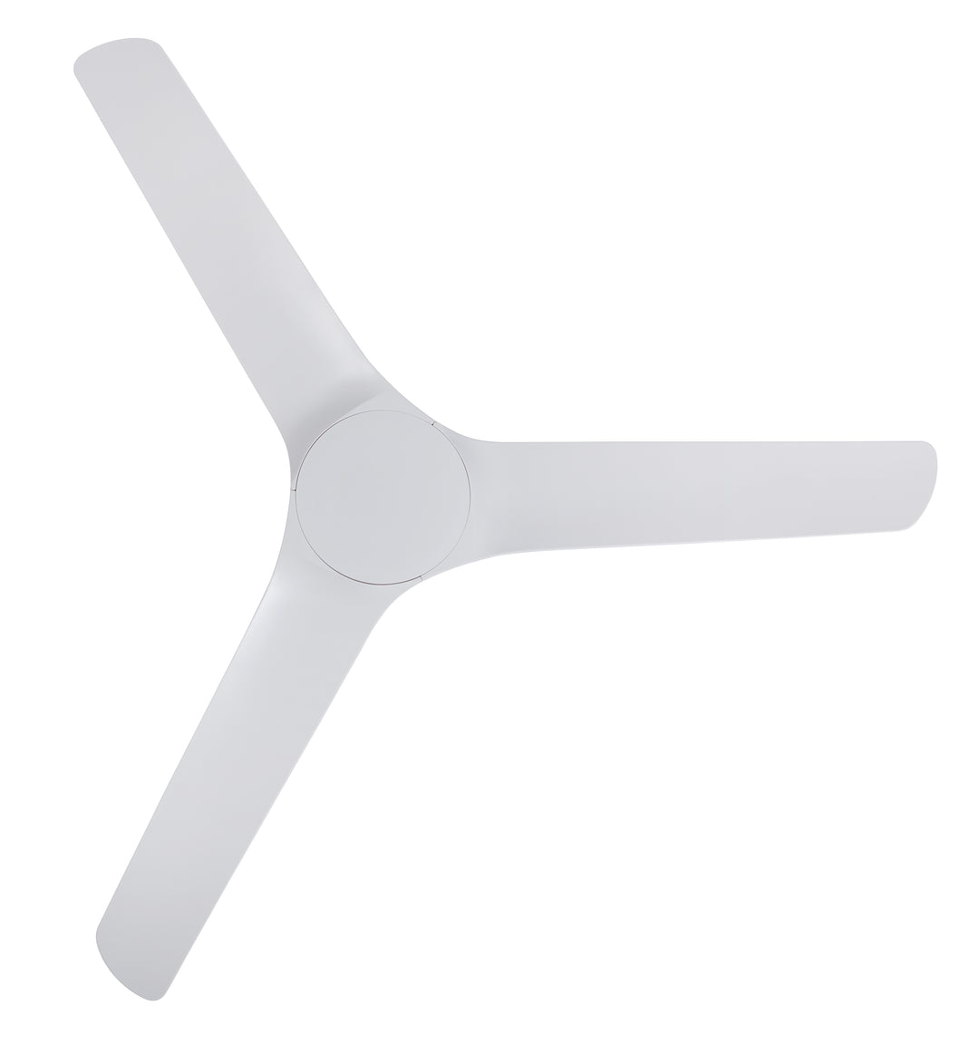 Lucci Air Abyss 56" Outdoor Ceiling Fan with Remote, IP66 Wet Rated Modern White Ceiling Fan with Remote Control, Energy Efficient DC Motor