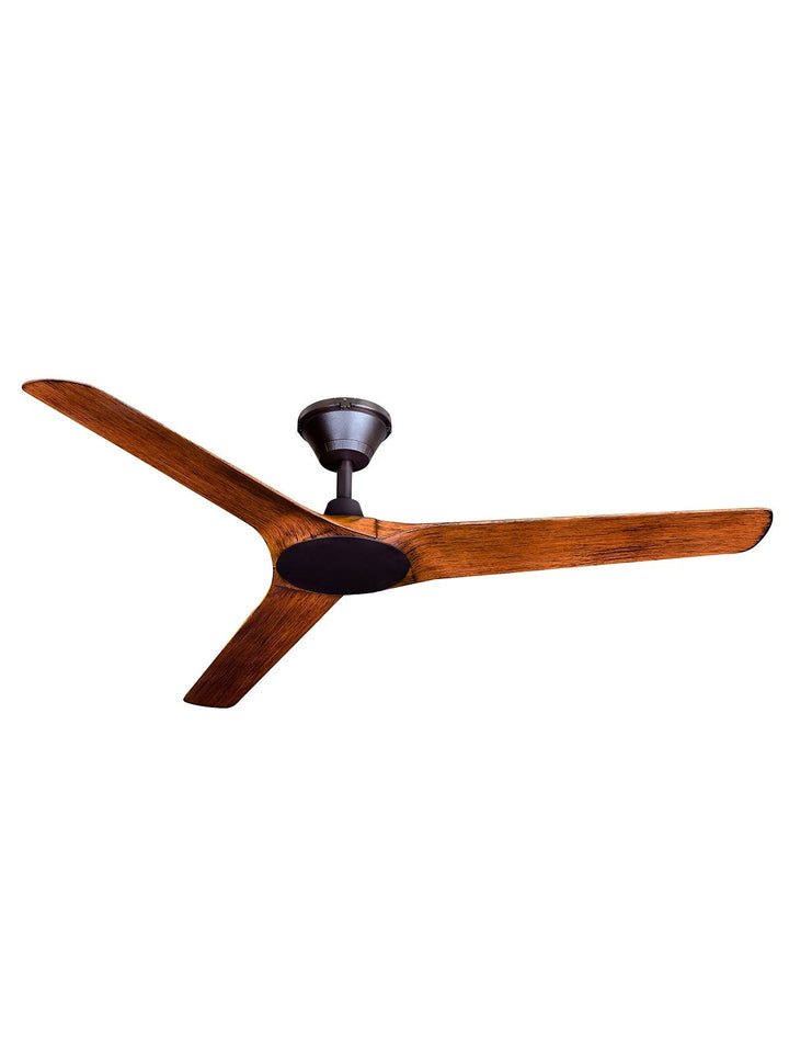 Lucci Air Abyss 56" Outdoor Ceiling Fan with Remote, IP66 Wet Rated Oil Rubbed Bronze Ceiling Fan with Remote Control, Energy Efficient DC Motor