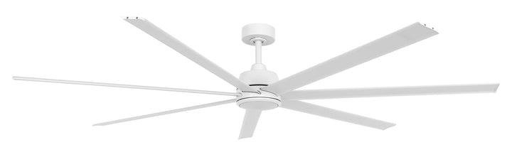 Lucci Air Atlanta 72" Indoor/Outdoor Ceiling Fan with Light and Remote, Modern Outdoor Ceiling Fan with Lights, Damp Rated, Energy Efficient DC Motor