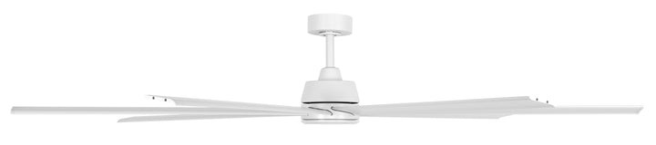 Lucci Air Atlanta 72" Indoor/Outdoor Ceiling Fan with Light and Remote, Modern Outdoor Ceiling Fan with Lights, Damp Rated, Energy Efficient DC Motor