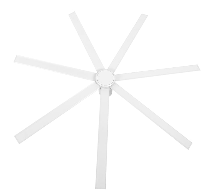 Lucci Air Atlanta 72" Indoor/Outdoor Ceiling Fan with Light and Remote, Modern Outdoor Ceiling Fan with Lights, Damp Rated, Energy Efficient DC Motor