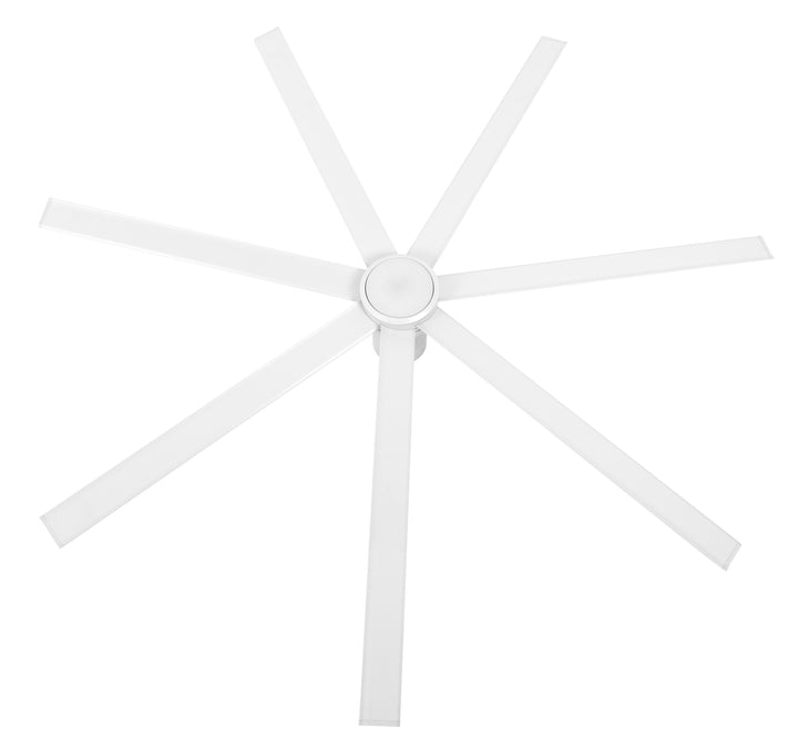 Lucci Air Atlanta 72" Indoor/Outdoor Ceiling Fan with Light and Remote, Modern Outdoor Ceiling Fan with Lights, Damp Rated, Energy Efficient DC Motor