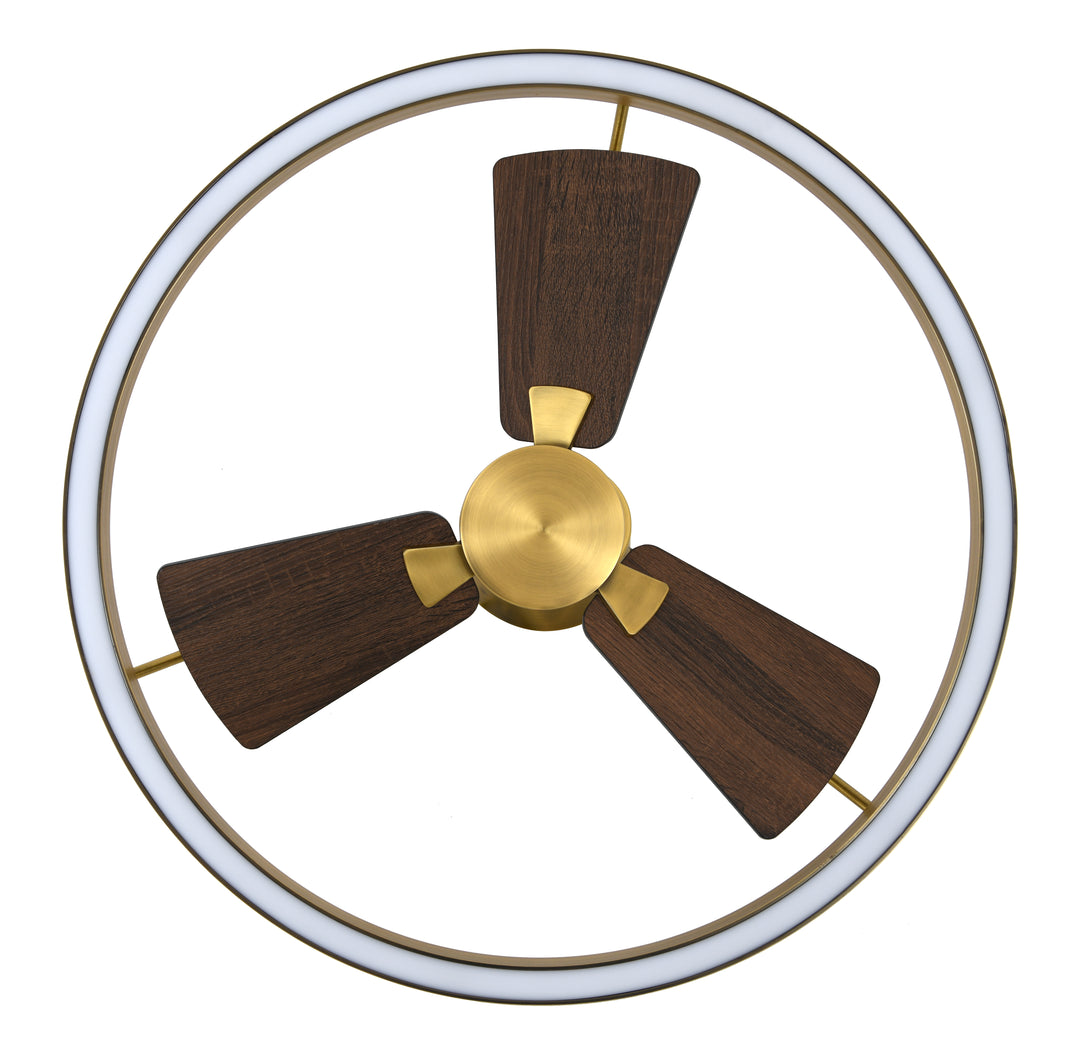 Lucci Air Cessna 28" Ceiling Fan with Light and Remote, Modern LED Ceiling Fan for Bedroom, Energy Efficient DC Motor, Modern Fandelier