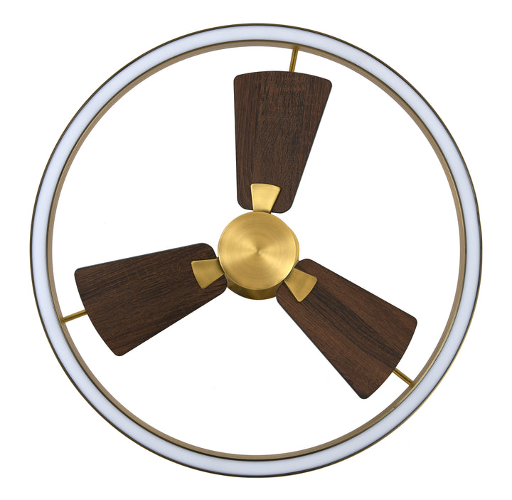 Lucci Air Cessna 28" Ceiling Fan with Light and Remote, Modern LED Ceiling Fan for Bedroom, Energy Efficient DC Motor, Modern Fandelier