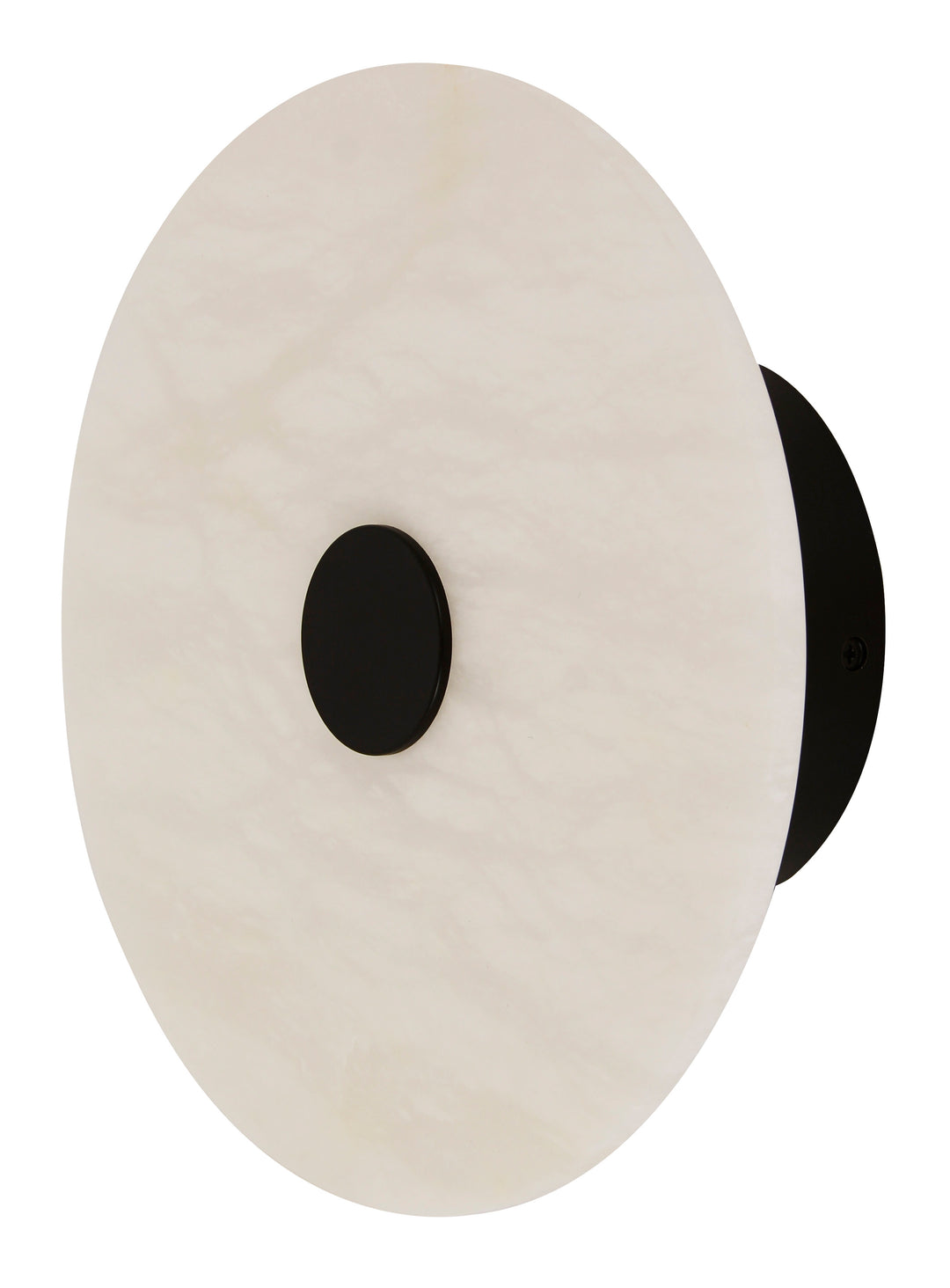 Beacon Lighting Osten Spanish Alabaster Wall Sconce Black LED Modern Wall Light
