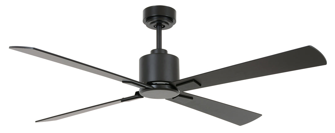 Lucci Air Climate 52" DC Ceiling Fan with Remote Control, Modern Black Ceiling Fan, Quiet High Airflow Fan