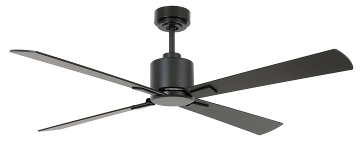 Lucci Air Climate 52" DC Ceiling Fan with Remote Control, Modern Black Ceiling Fan, Quiet High Airflow Fan