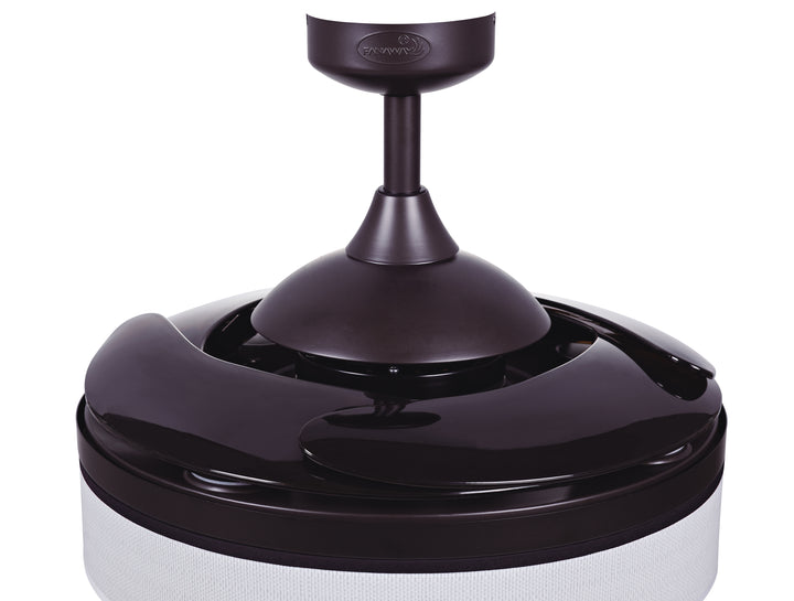 Fanaway Fraser 48" Retractable Blade Ceiling Fan with Light and Remote, Modern Fandelier Ceiling Fan, Patented Design Technology, Stronger Thicker Blades, Oil Rubbed Bronze