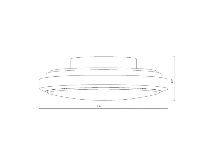 Lucci Air Climate III Black Integrated LED Light Kit