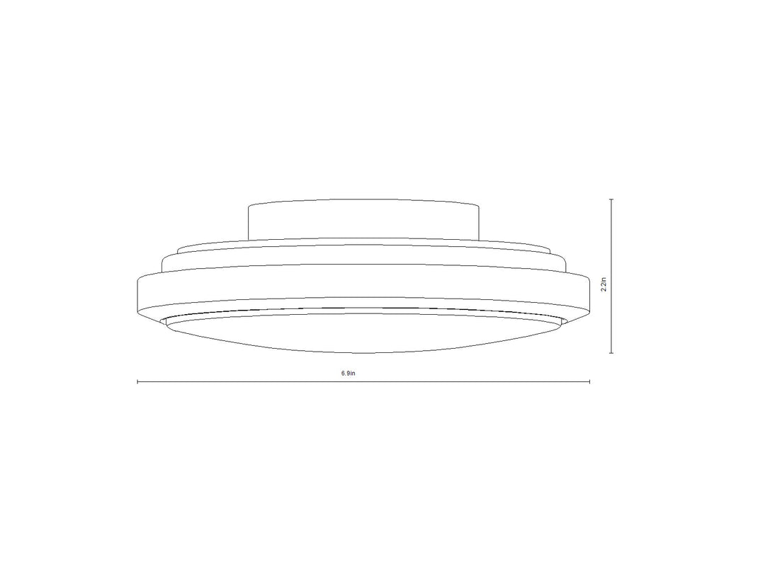 Lucci Air Climate III Oil Rubbed Bronze Integrated LED Light Kit