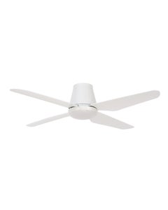 Aria 52-inch Close to Ceiling Fan Light In White