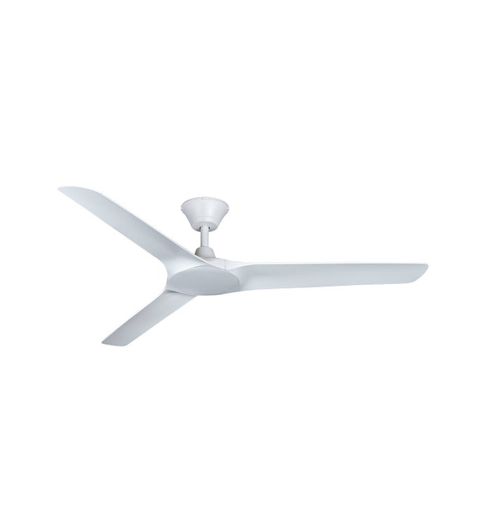 Abyss White 56-inch Indoor/Outdoor Ceiling Fan with White Blades