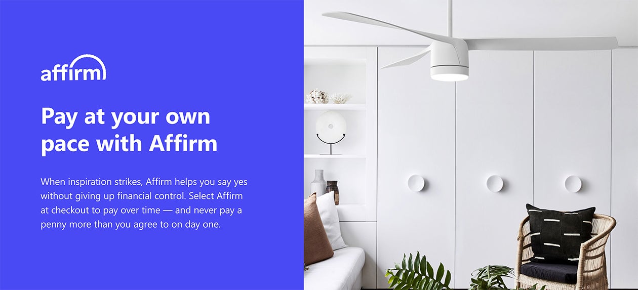 Pay at your own pace with Affirm