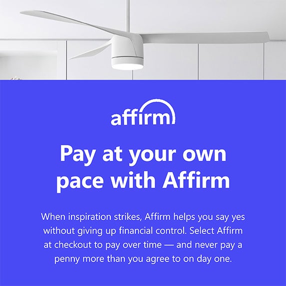 Pay at your own pace with Affirm